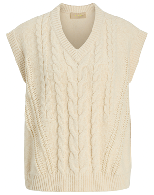 JXJosie Strickweste - Vanilla Ice